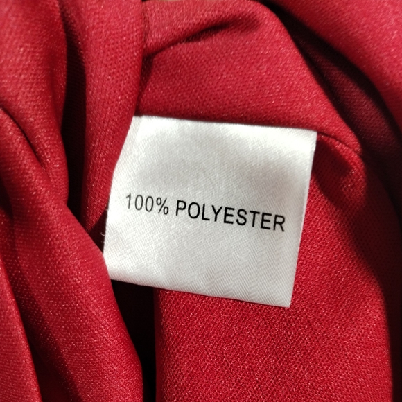 Skirt Society Tiered Maxi Dress XS Red Empire Waist Cottagecore Prairie Vibes - Picture 10 of 11